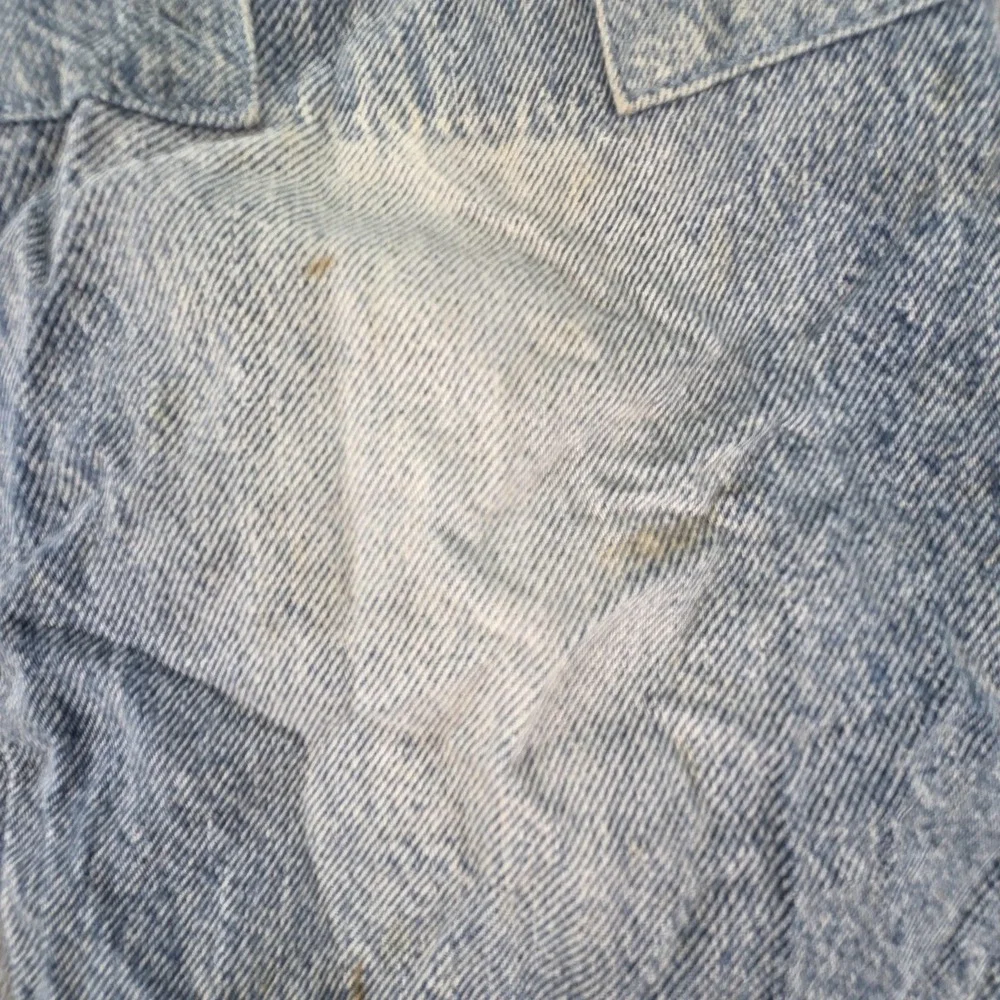 Levis 501 CT Jeans Womens Light Wash Tapered Patched Distressed Fits 27x27 - Picture 14 of 16